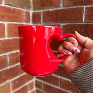 TARGET THRESHOLD HEART HANDLE MUG RED 1CT
